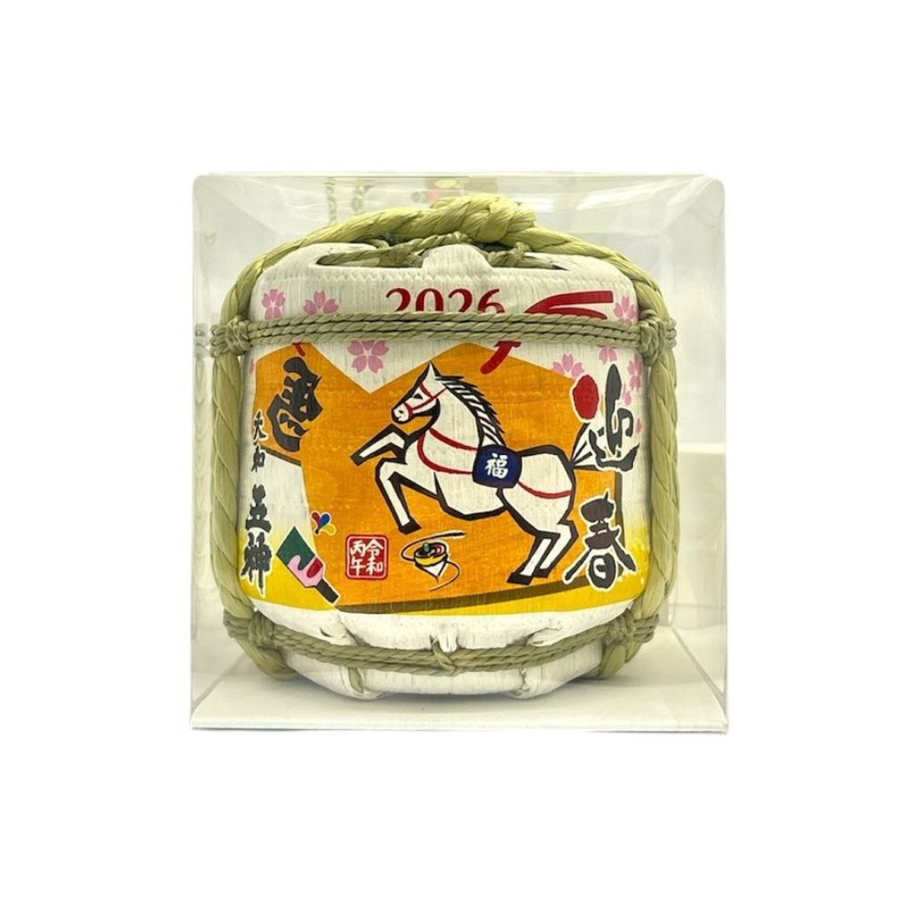 五神 干支菰樽 馬年迎春清酒 繪馬 300ml