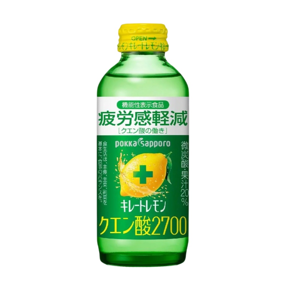 POKKA SAPPORO 檸檬酸2700 檸檬氣泡飲155ml