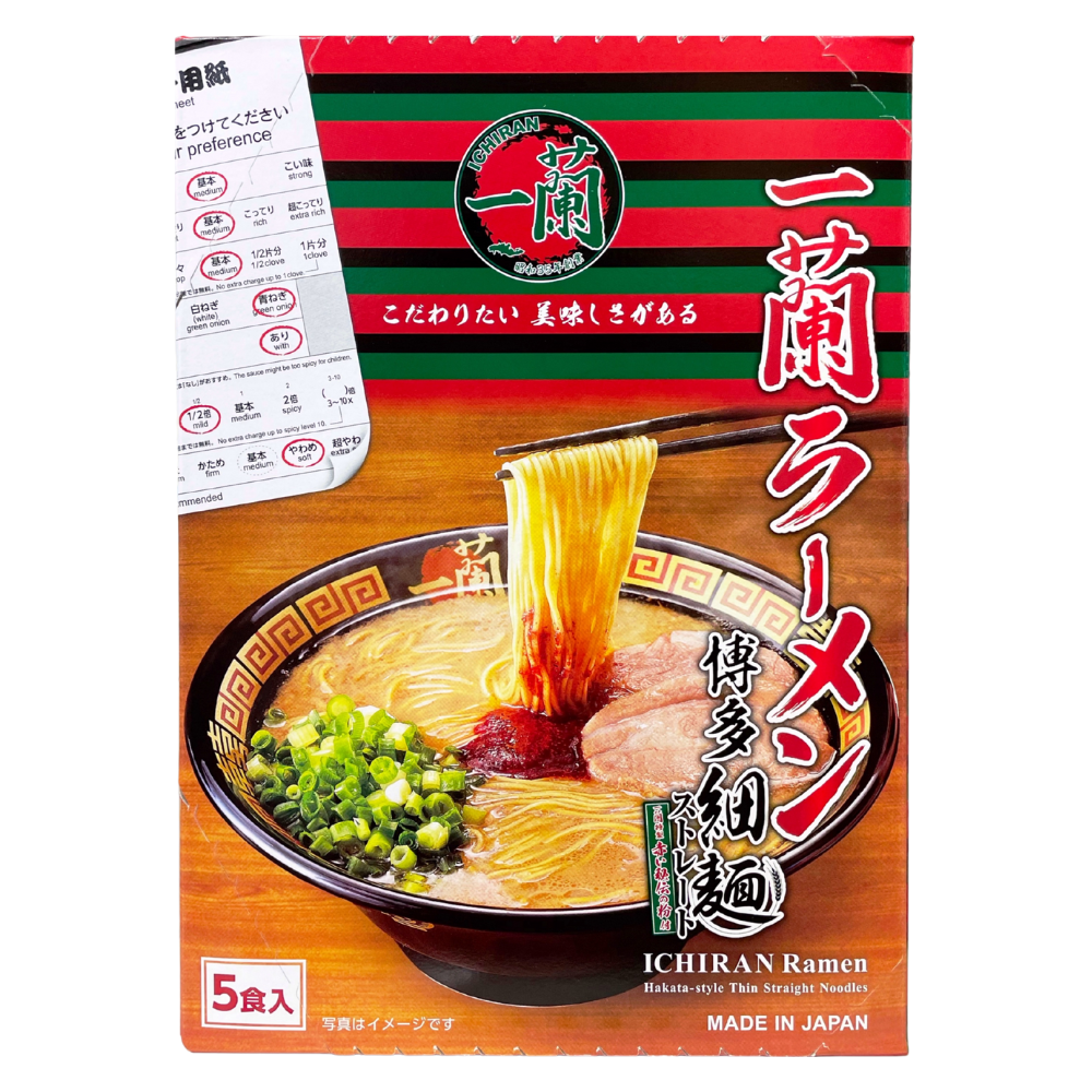 一蘭拉麵 釜醬汁豚骨細麵 5包入