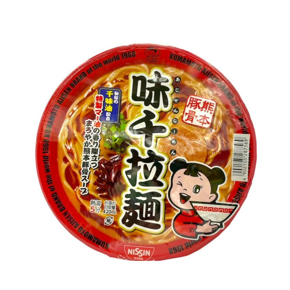 日清 九州熊本豚骨風味 味千拉麵 106g