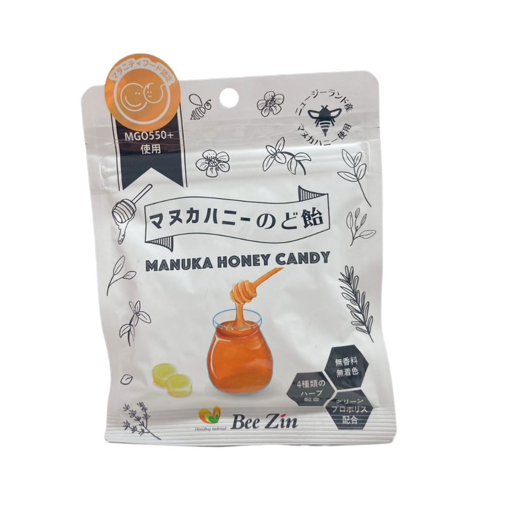 Zinbee Bee Zin 麥盧卡蜂蜜潤喉糖 10粒