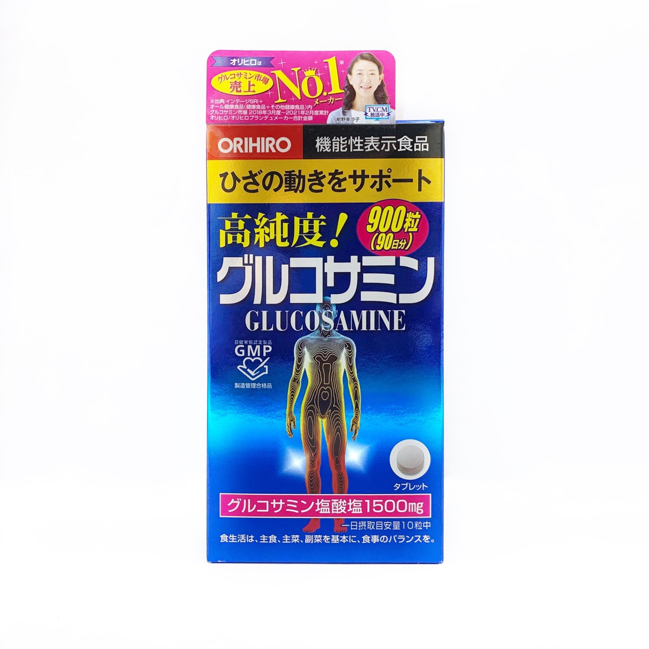 ORIHIRO 高純度葡萄糖胺錠軟骨素 900粒