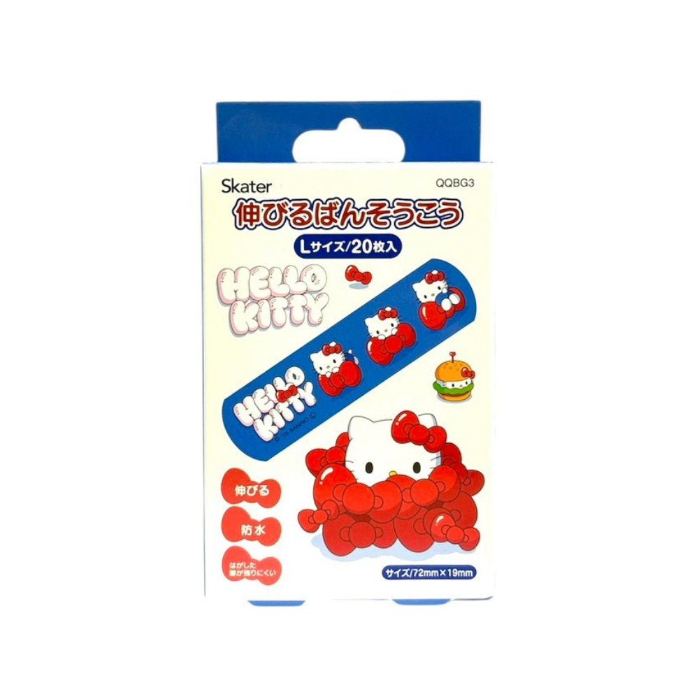 skater HELLO KITTY 伸縮絆創膏 KT微尖角款 20枚