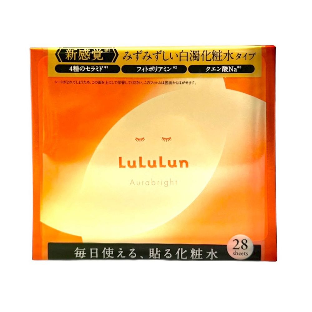 LuLuLun 透光亮白面膜 W 28枚