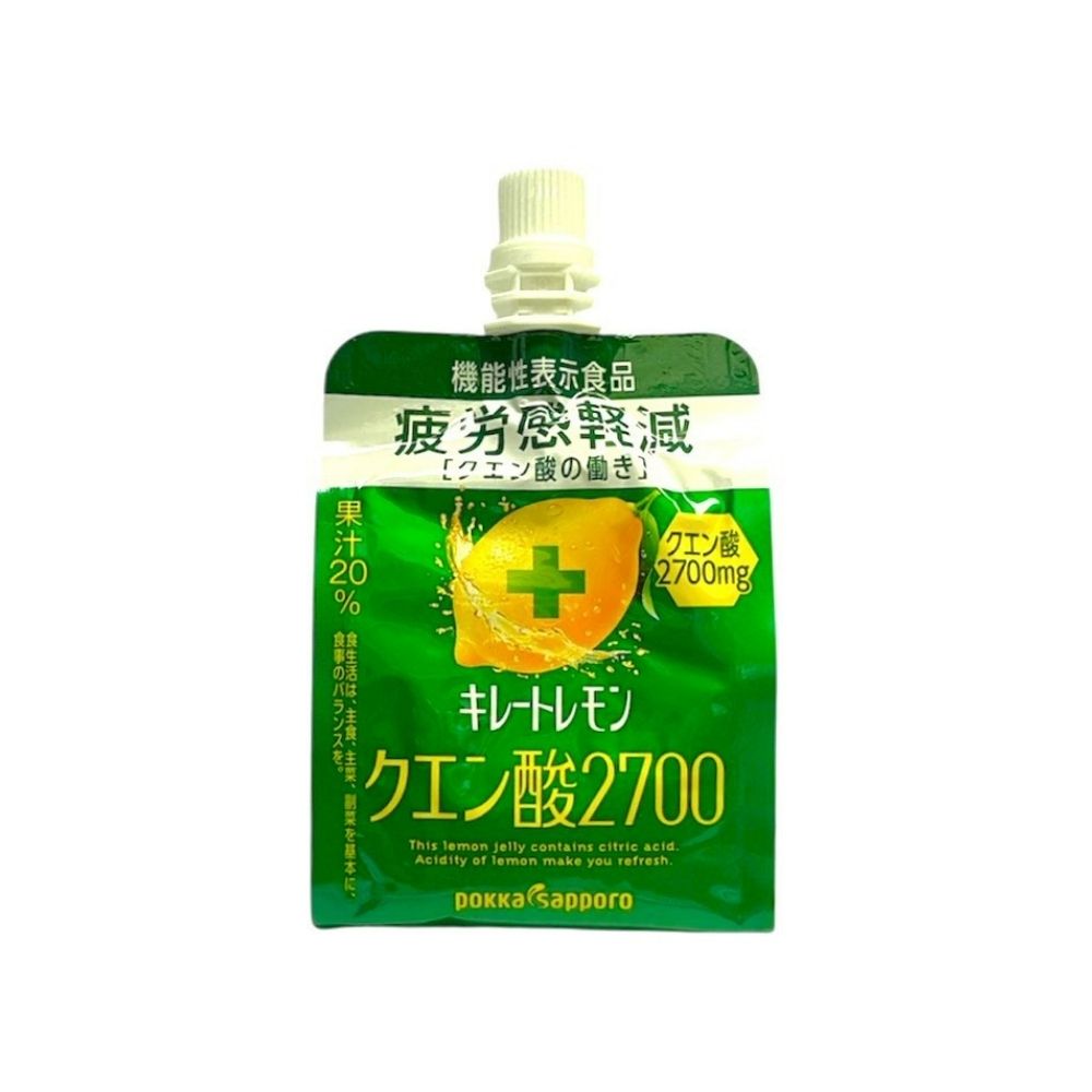 檸檬 POKKA SAPPORO 檸檬酸2700 檸檬果凍飲165g
